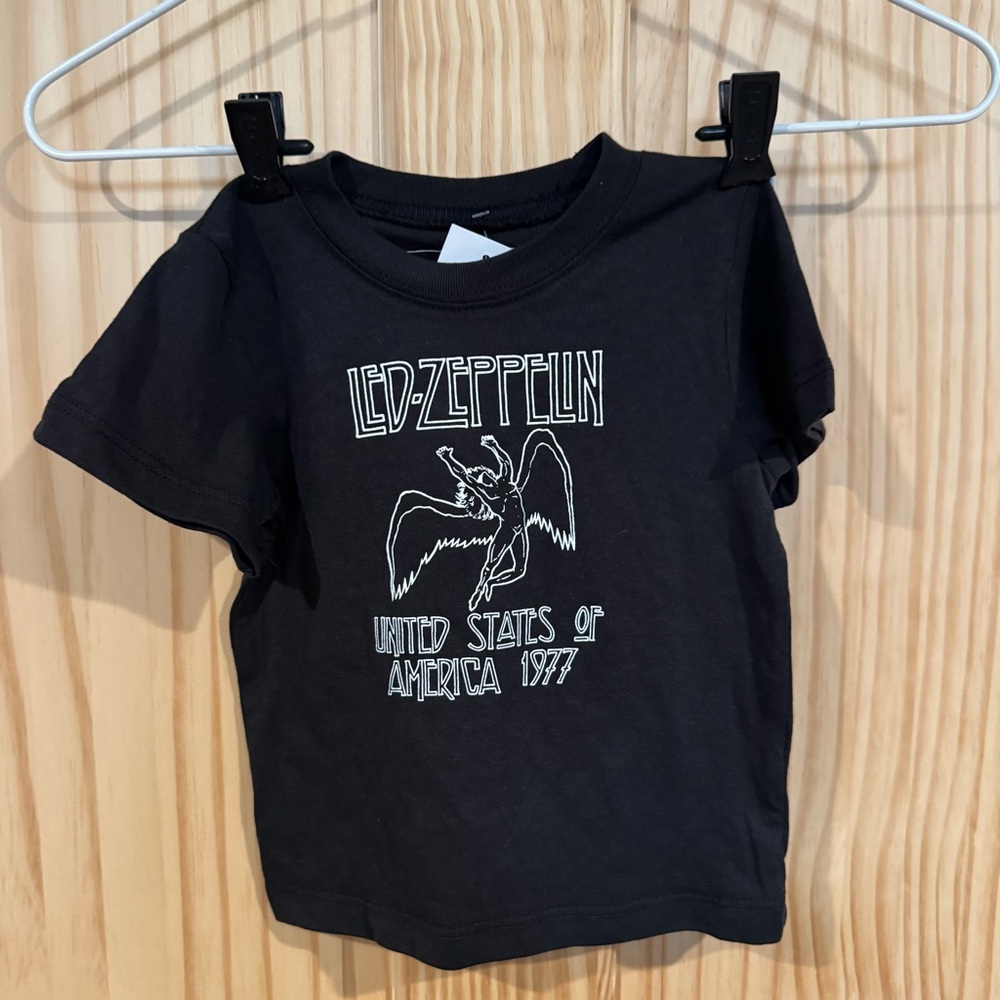 Led Zeppelin Short Sleeve T-Shirt 18 month NWT Rock Band 1980s vintage